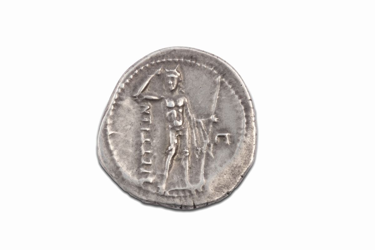 Bruttium, Brettii - Bruttium, Dracma, emissione 215-205 a.C.