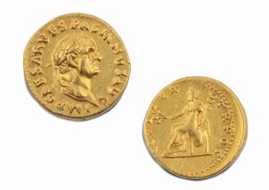 Impero Romano, VESPASIANO, 69-79 d.C. - GOLDEN