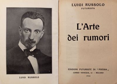L'arte dei rumori, Edizione originale, 1916