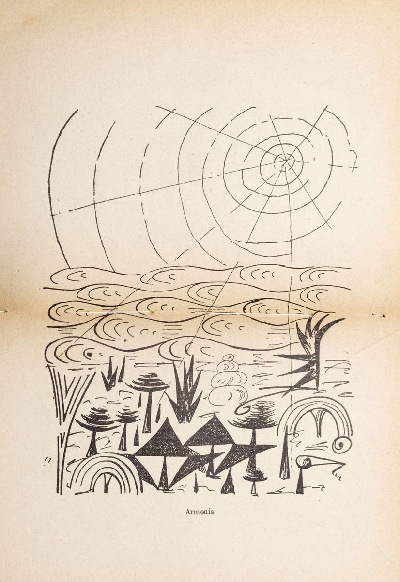 Benedetta Cappa Benedetta - Le forze umane. Romanzo astratto con sintesi grafiche, 1924