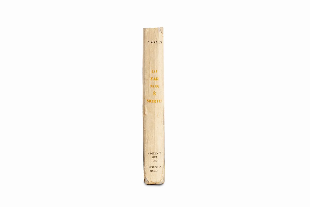 Gruppo dei Dieci - Lo zar non è morto. Grande romanzo d’avventure, edizione originale del 1929