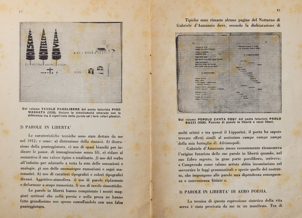 Filippo Tommaso Marinetti - La tecnica della nuova poesia, 1937