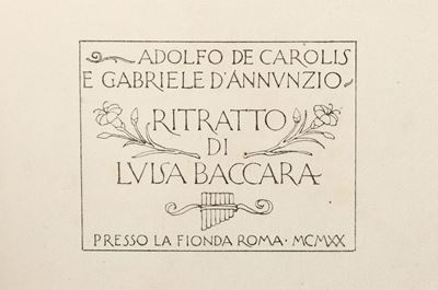 Ritratto di Luisa Baccara, 1920