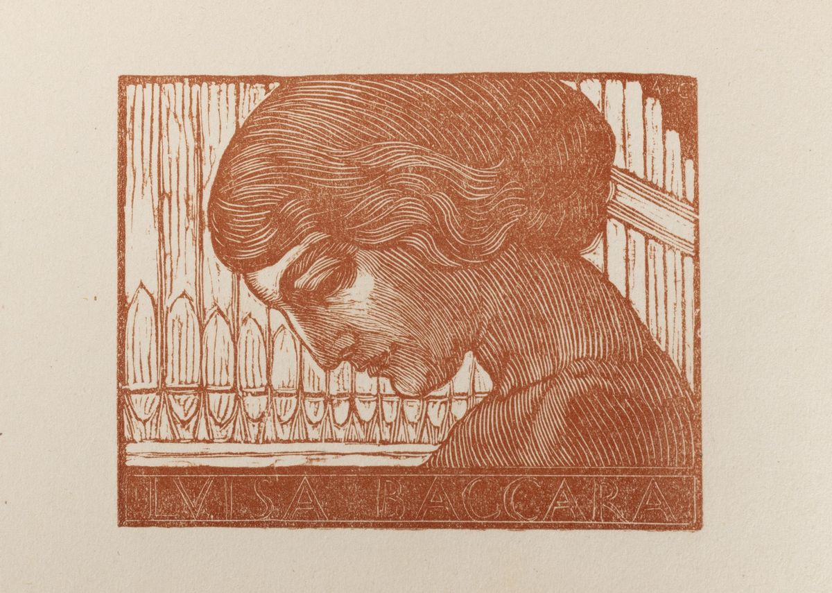 Gabriele D'annunzio - Ritratto di Luisa Baccara, 1920