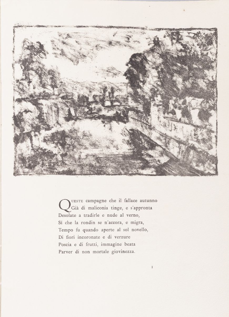 Ardengo Soffici - Elegia dell'Ambra - Libro d'artista del 1927