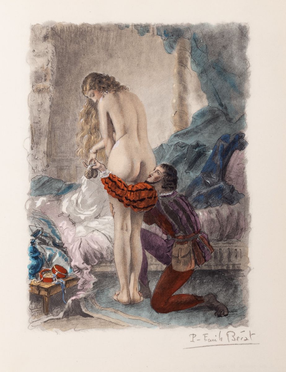 Pietro Aretino - Les Ragionamenti. Illustrations de Paul-Emil Becat - Edizione numerata del 1944