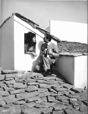 Marcello Mastroianni and Moira Orfei in "Casanova 70"