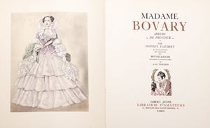 Madame Bovary. Moeurs de provinces. Illustrations in colors of Brunelleschi
