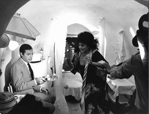 Marcello Mastroianni and Moira Orfei in "Casanova 70"