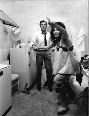 Marcello Mastroianni and Moira Orfei in "Casanova 70"