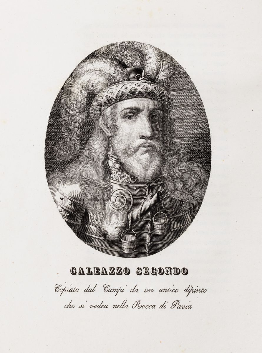 Luca Cavazzi della Somaglia - Compendio della storia di Milano, edizione limitata del 1834