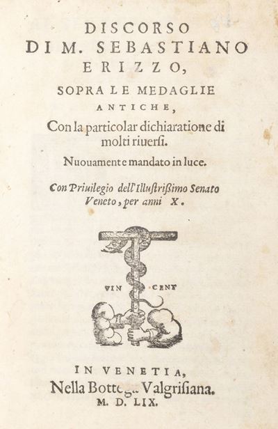 Erizzo, Discorso sopra le medaglie antiche con la particolar dichiaratione di molti riversi