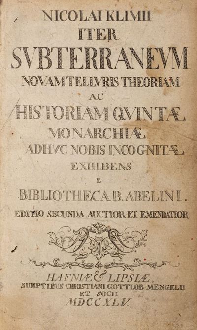 Nicolai Klimii iter subterraneum: Teoria e storia della quinta monarchia
