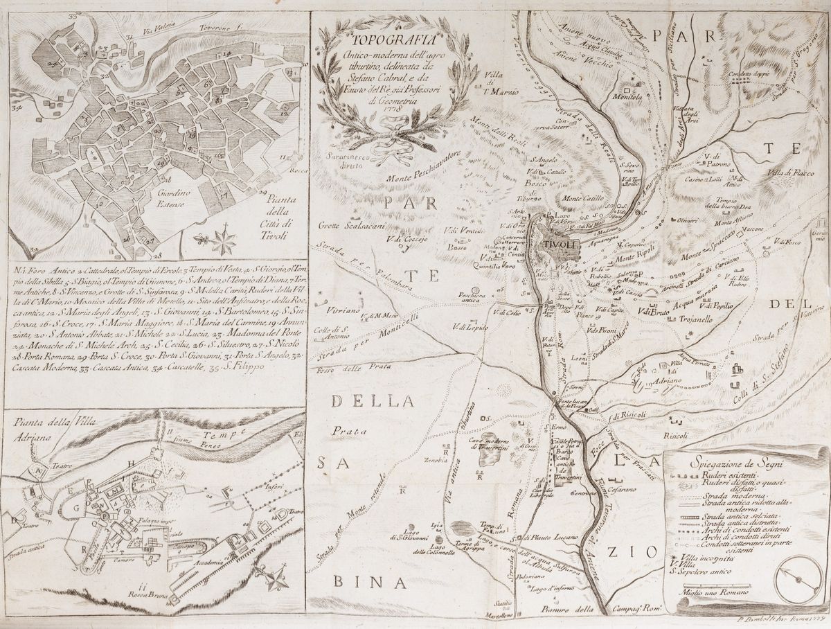 Stefano Cabral - Delle ville e de’ più notabili monumenti antichi della città e del territorio di...