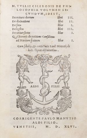 Cicerone, Marco Tullio - De philosophia