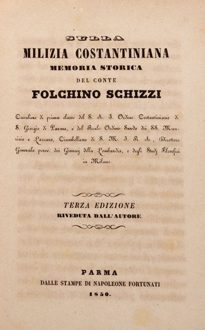 Sulla milizia costantiniana (1850)