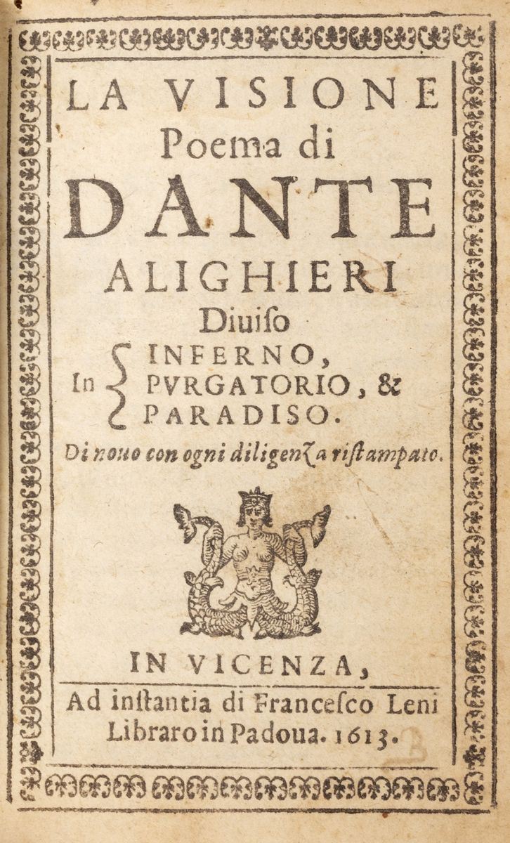 Alighieri Dante The Vision. Dante Alighieri s poem divided into