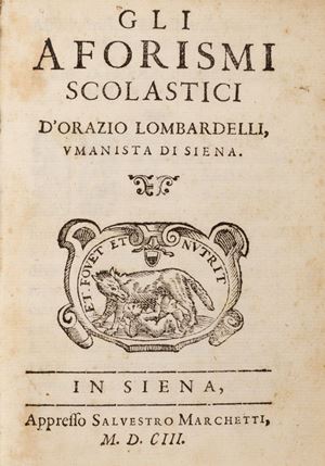 Orazio Lombardelli - School aphorisms