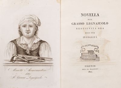 Novella del Grasso Legnajuolo restituita ora alla sua integrità, 1820