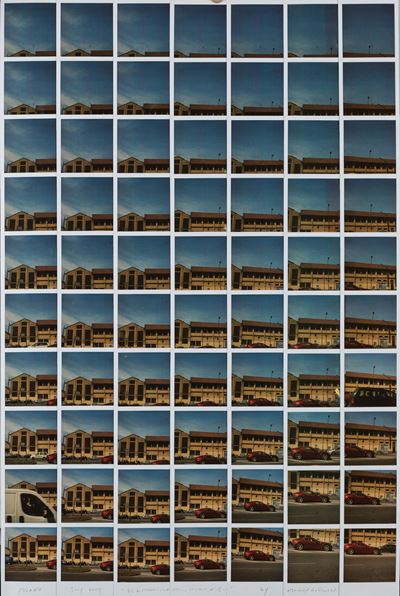 Milano...studio n° 1, 2009, 70 polaroid montate a mosaico