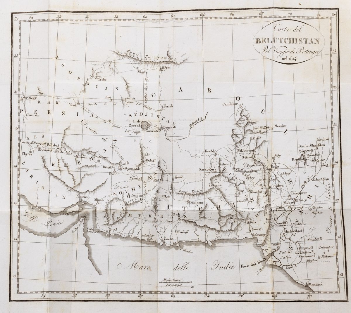 Henry Pottinger - Relazione d’un viaggio nel Belutchistan e in una parte della Persia, 1819
