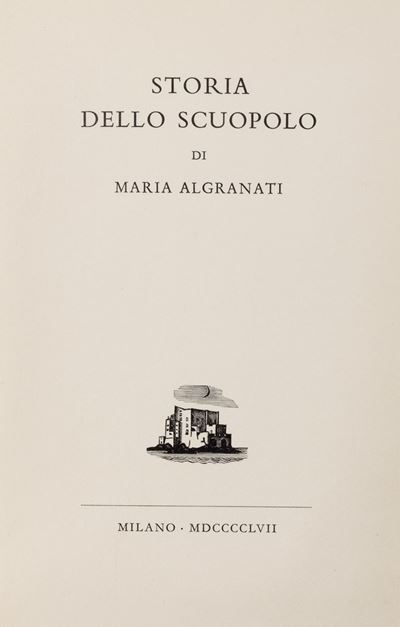 Storia dello Scuopolo, edizione del 1957 con xilografie di Italo Zetti