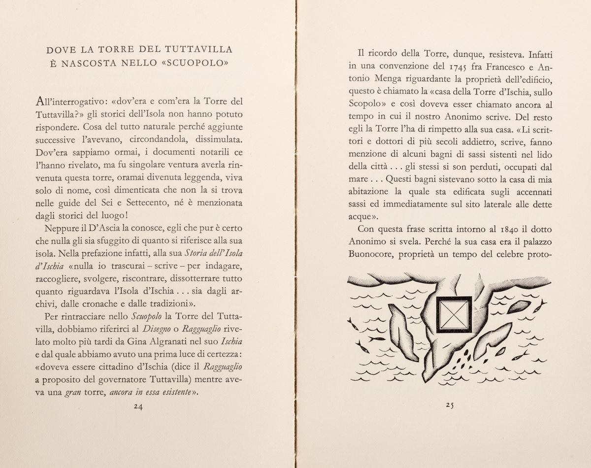 Maria Algranati - Storia dello Scuopolo, edizione del 1957 con xilografie di Italo Zetti