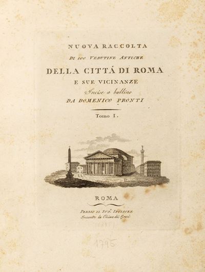 Nuova raccolta di vedutine antiche e moderne della città di Roma e sue vicinanze