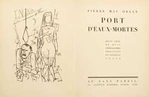 Port d’eaux mortes. Récit ornè de huit lithographies originales de Georges Grosz.