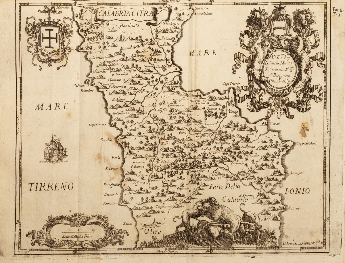 Giovanni Battista Pacichelli - Il Regno di Napoli in prospettiva diviso in dodici province, 1703