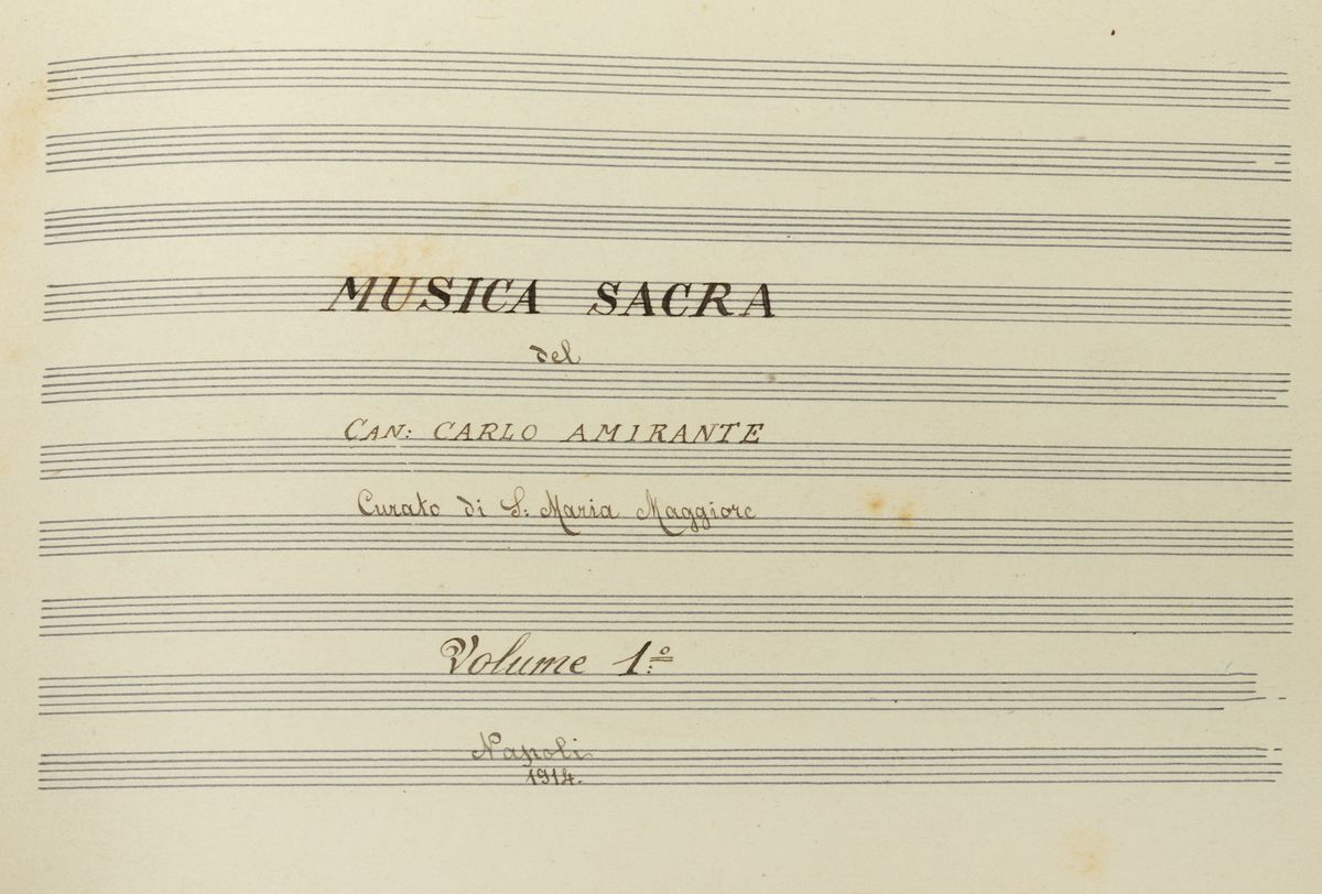 Carlo Amirante - Musica Sacra