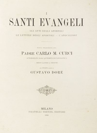 I Santi Evangeli con testi latini a fronte e ottanta incisioni