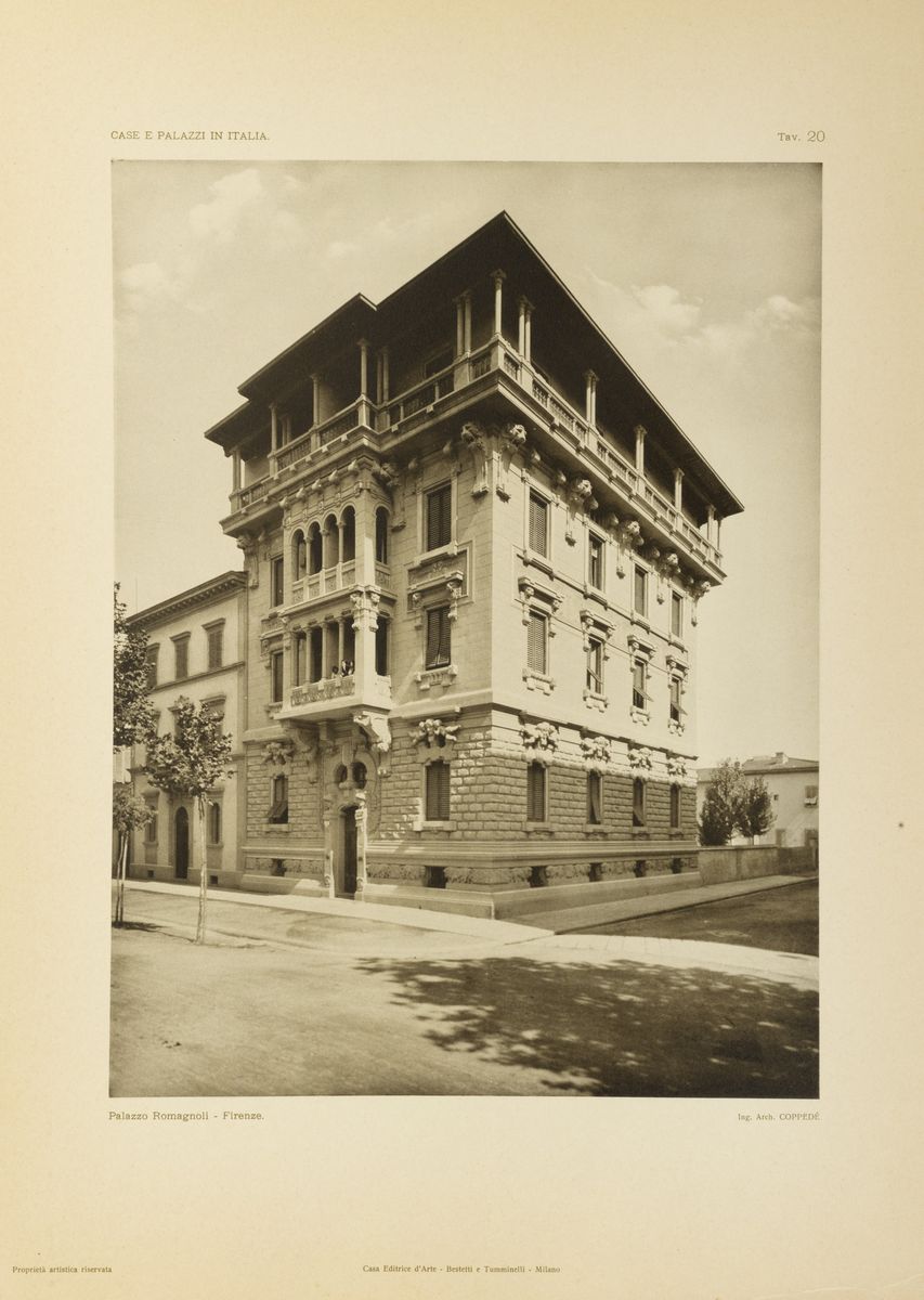 Stroni e Benni, Case e palazzi in Italia, 1900, frontespizio e 50 tavole in fototipia