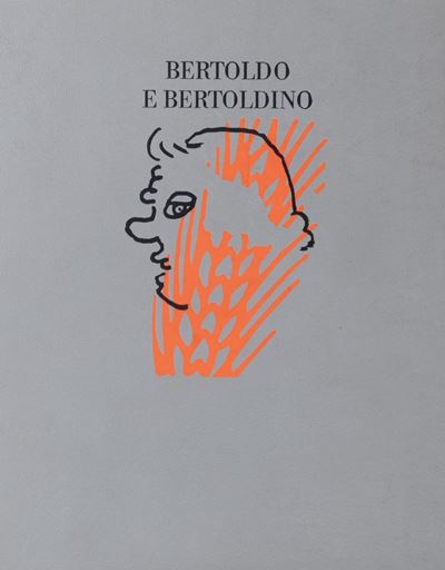 Croce, Bertoldo e Bertoldino. Edizione del 1994 con acquaforte originale di Mimmo Rotella