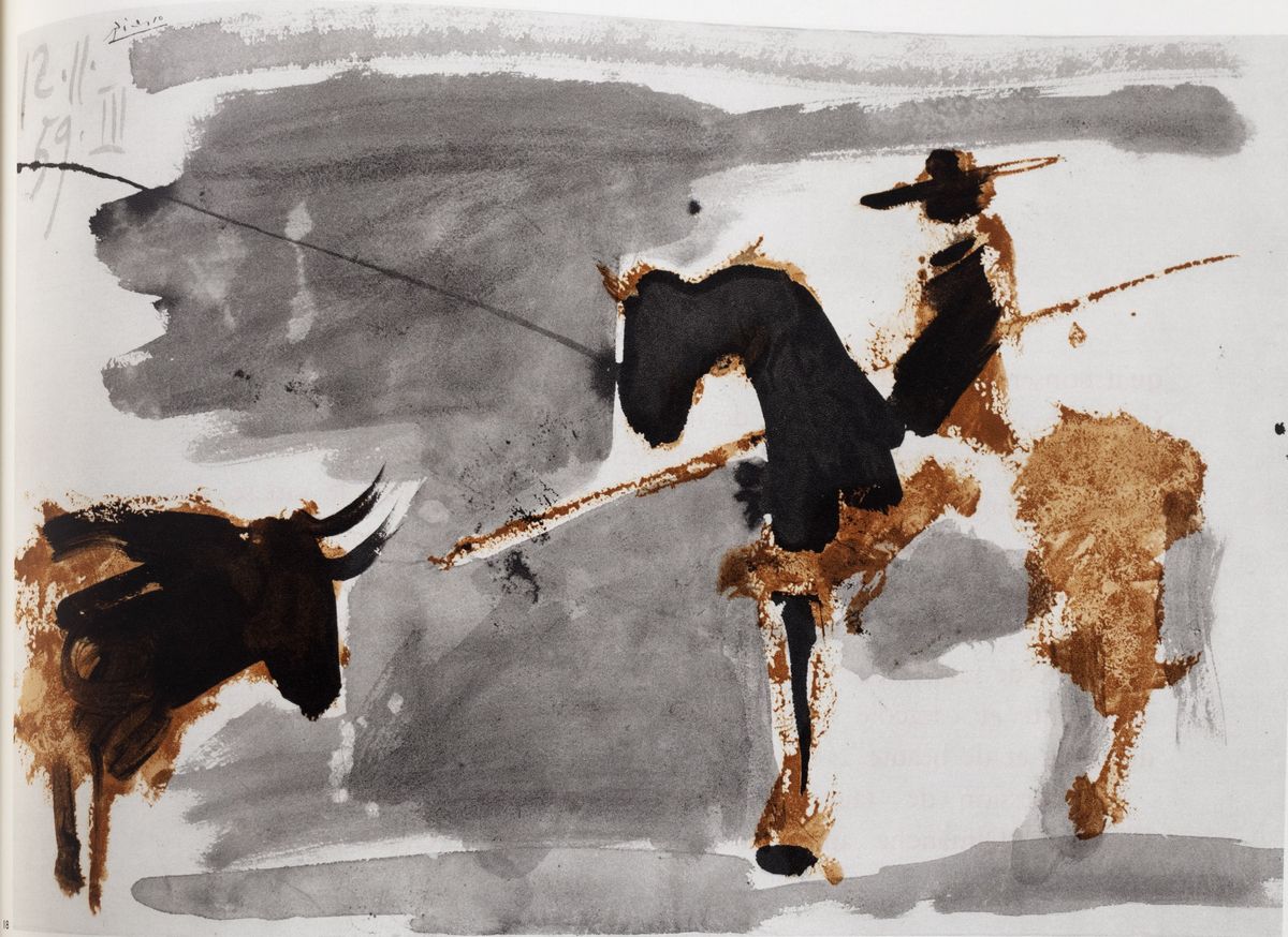 A los toros avec Picasso. Con quattro litografie originali
