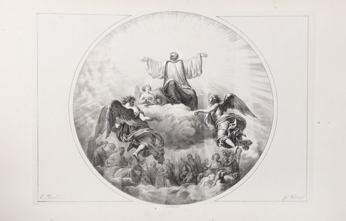 Disegni de' dipinti e de' rilievi nella Chiesa S. Paolo Maggiore, 1856, litografie di F. Wenzel