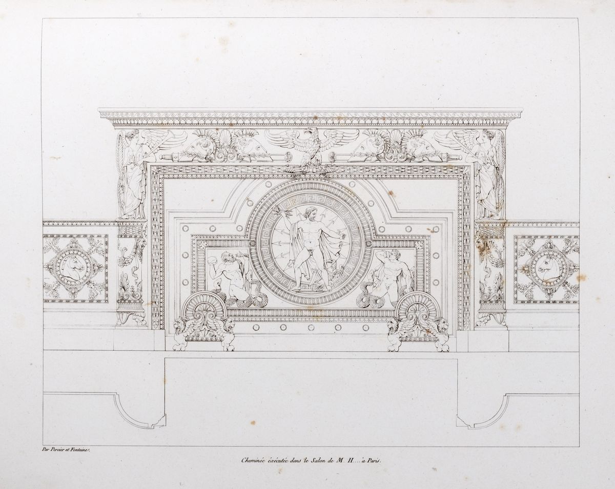 Charles Percier - Recueil de décoration intérieure, 1827