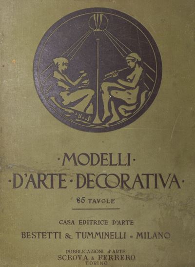 Modelli d'arte decorativa, 84 tavole decorative e 14 acquerelli di Fernando Gualtieri