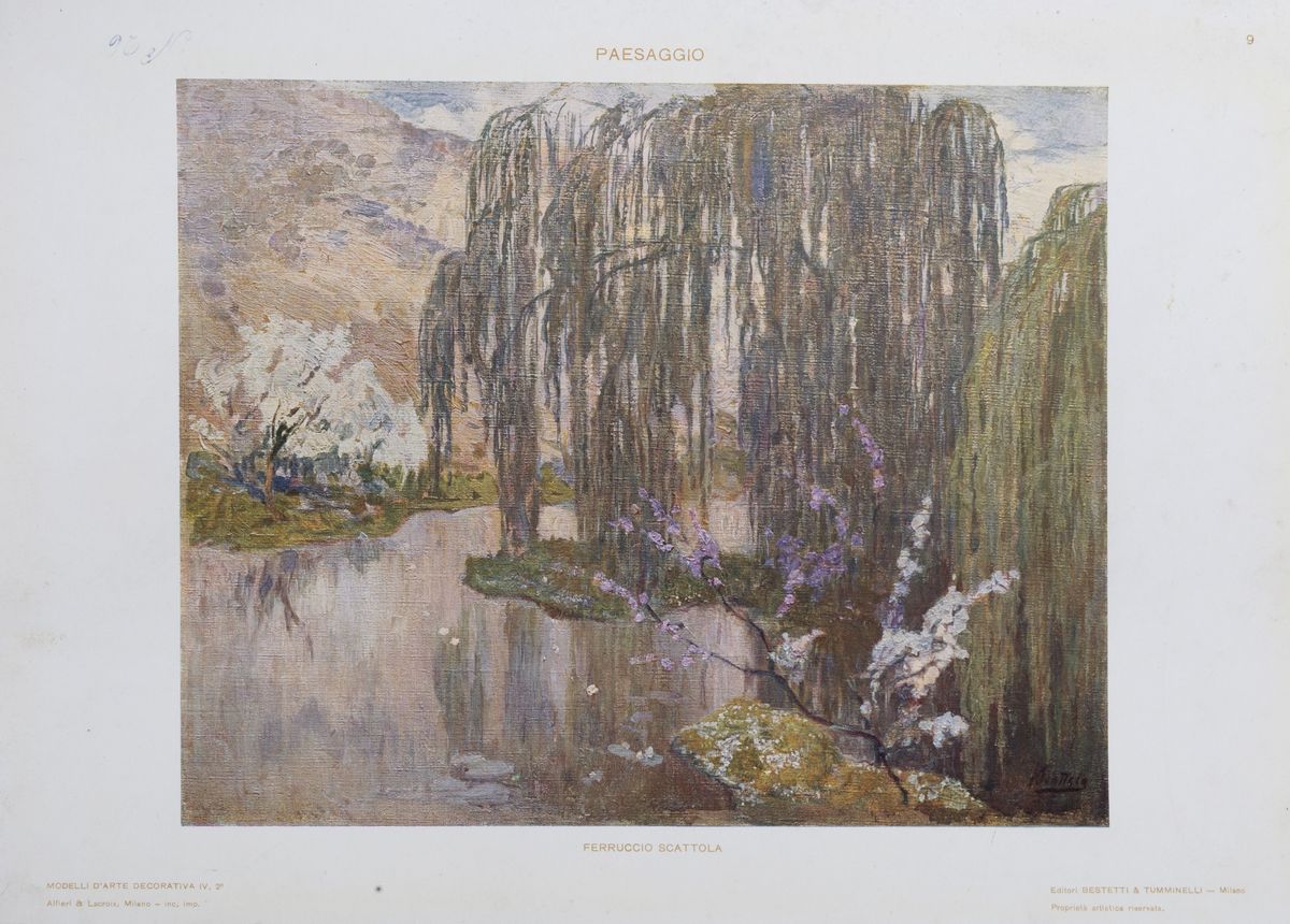 Modelli d'arte decorativa, 84 tavole decorative e 14 acquerelli di Fernando Gualtieri