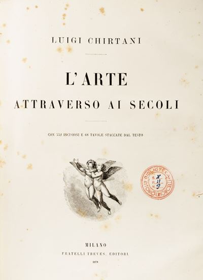 L'arte attraverso i secoli - Olio con 552 incisioni e 68 tavole