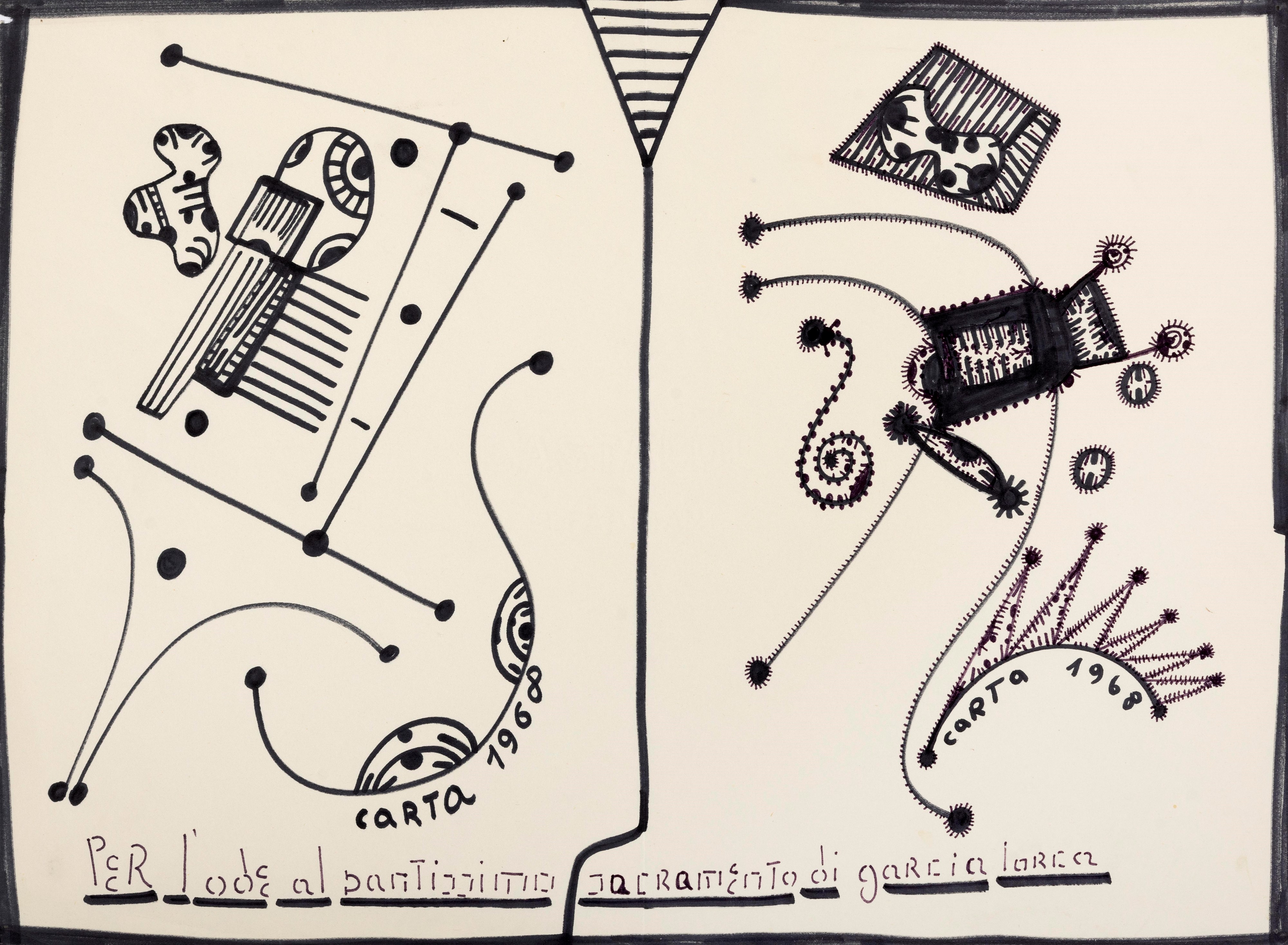 Sebastiano Carta - 2 Disegni