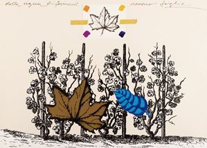 Pozzati Concetto - Dalla vigna di Fernand crescono foglie