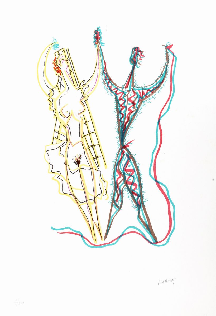 Rafael Alberti - 2 Litografie