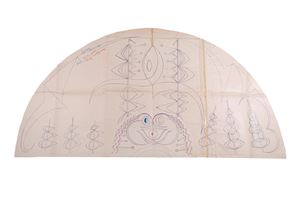 Drawing for Luis Miguel Dominguin's cape