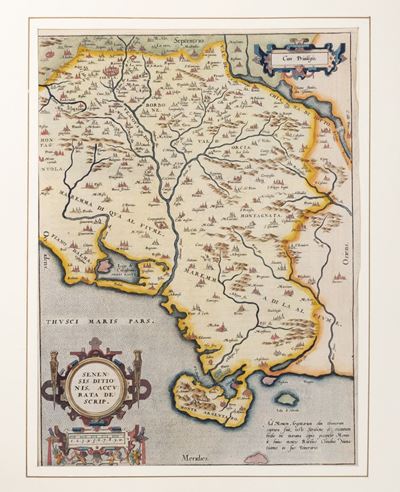 Senensis ditionis accurata descrip. - Carta geografica