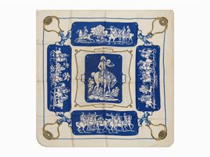 Hermès - Foulard Plaques &#224; Sabler