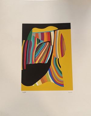 Burri Alberto - Screen printing