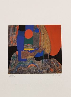 Burri Alberto - Piccola serigrafia