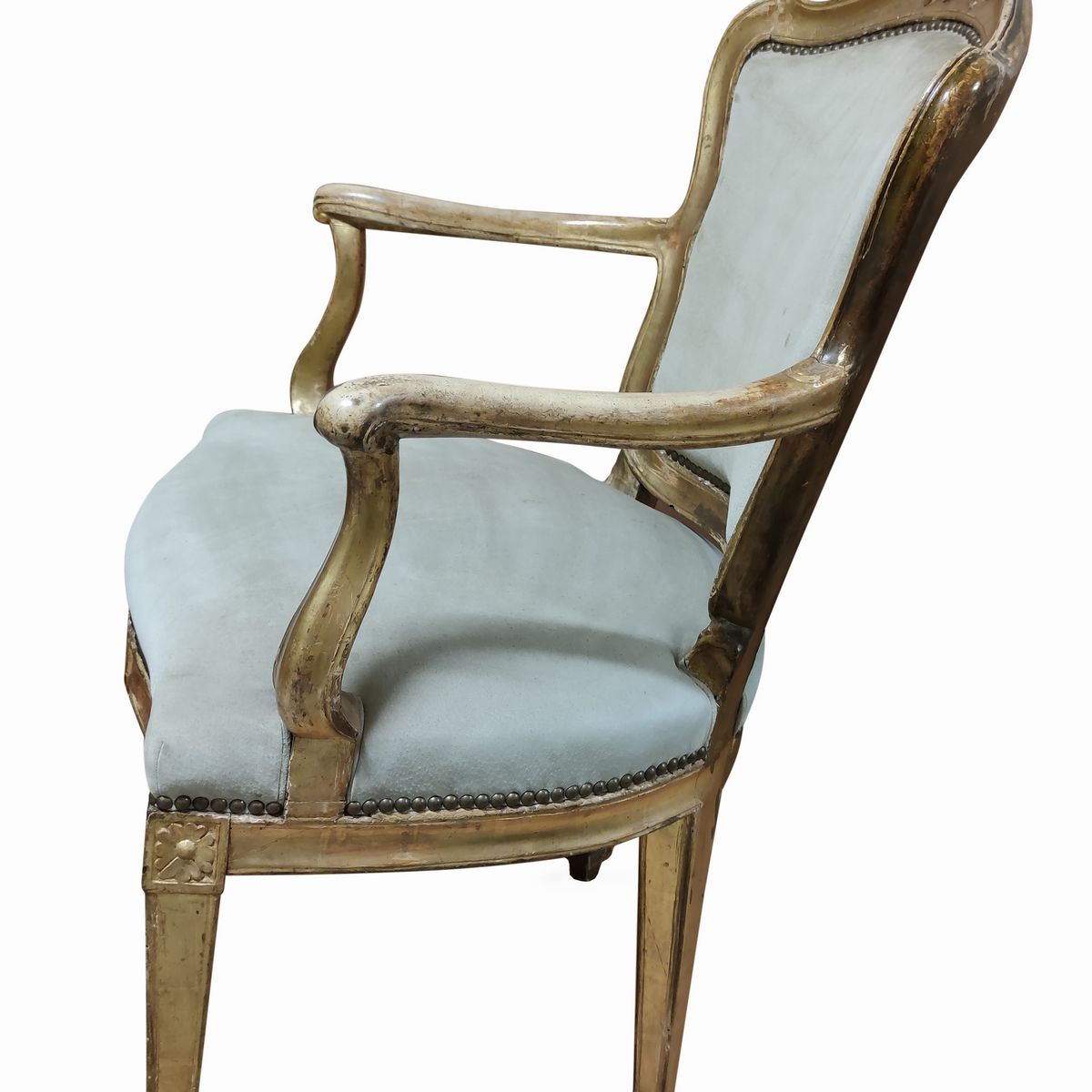 Poltrona in Legno Dorato, Fine Secolo XVIII