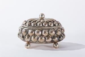 Porta cedro in argento, Germania fine secolo XIX